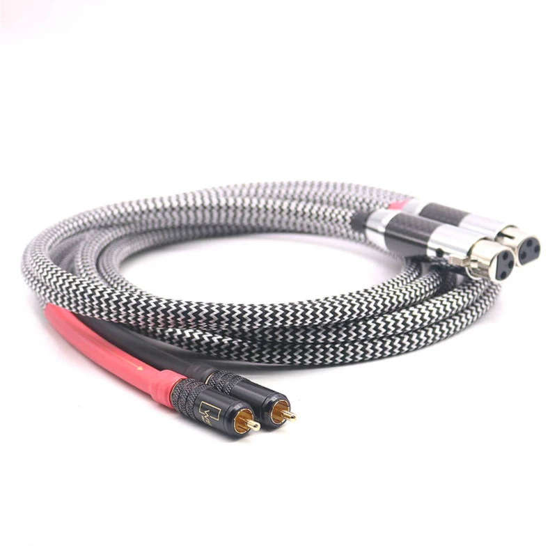 

QED Pure OFC Silver Plated Cable Rca Male to XLR Male or Female Gold Plug
