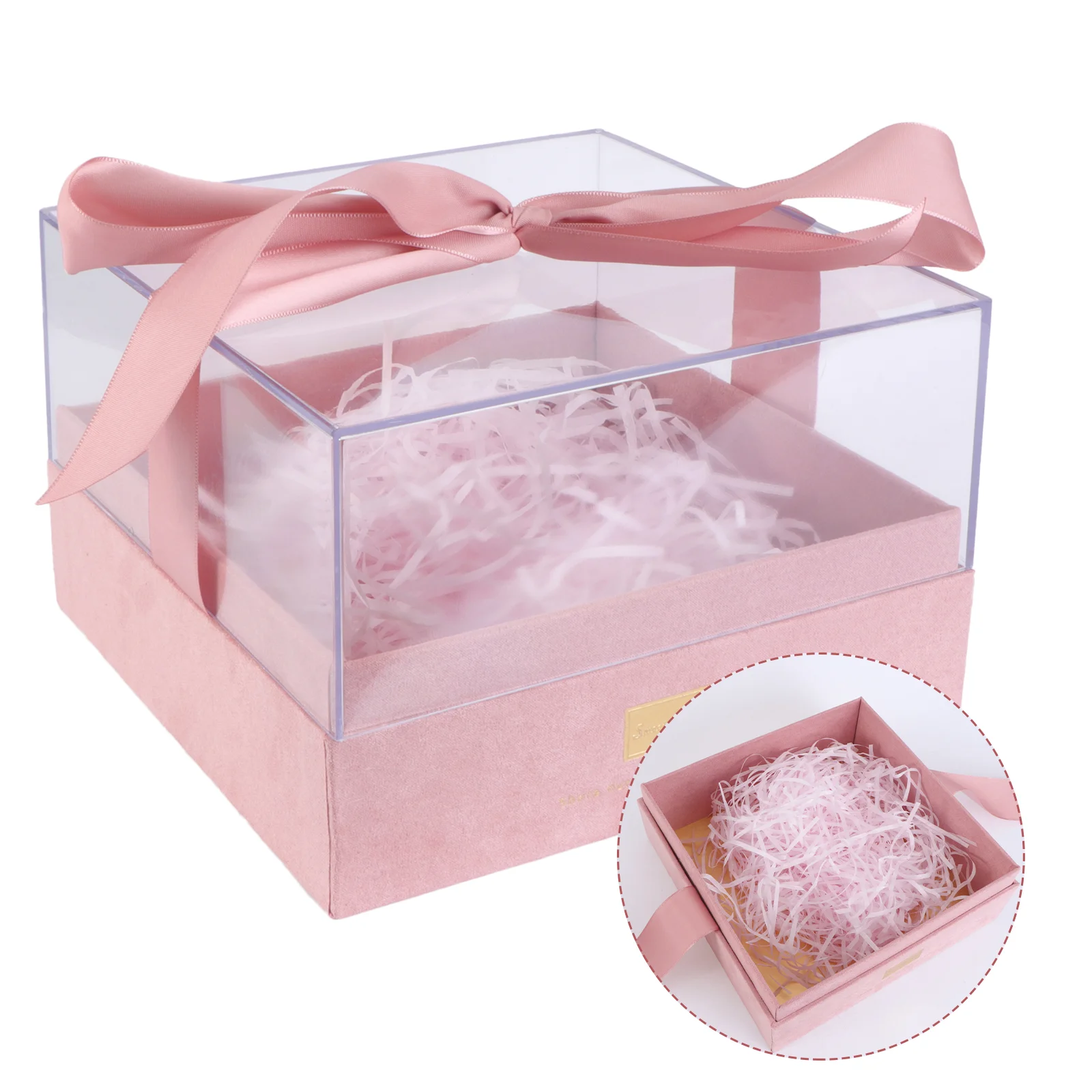

1Pc High-end Gift Box Wedding Candy Box Festival Gift Packing Box Adornment