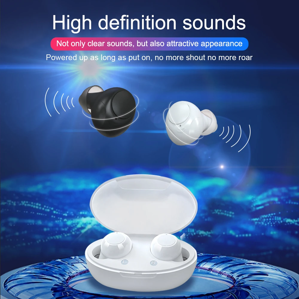 Ting DJ Hearing Aids Rechargeable Hearing Amplifier Ear Hearing Device for The Elderly Adults Hearing Loss EN-IA102A