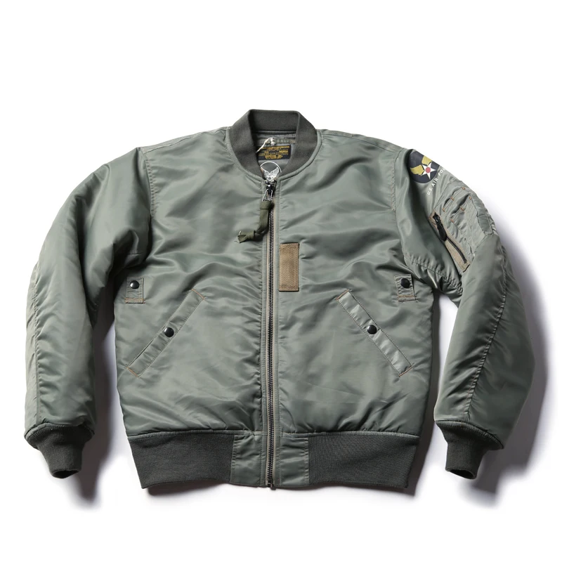 

Repro USAF Bronson 1955 MA-1 Flight Jacket 50s Winter Men Military Bomber Coat