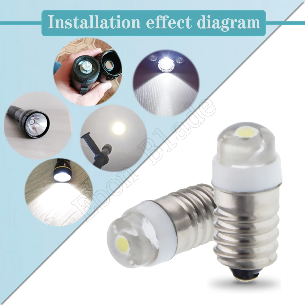 Светодиодный фонарь E10 1/2 шт. 3 в 4 5 В 6 12 18 0 Вт|led car globes|e10 12ve10 bulb 12v |