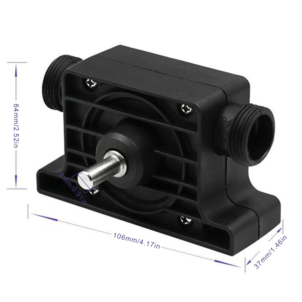 

8mm Round Shank Water Pump Portable Electric Drill Pump Self Priming Transfer Pumps Oil Fluid Water Pump