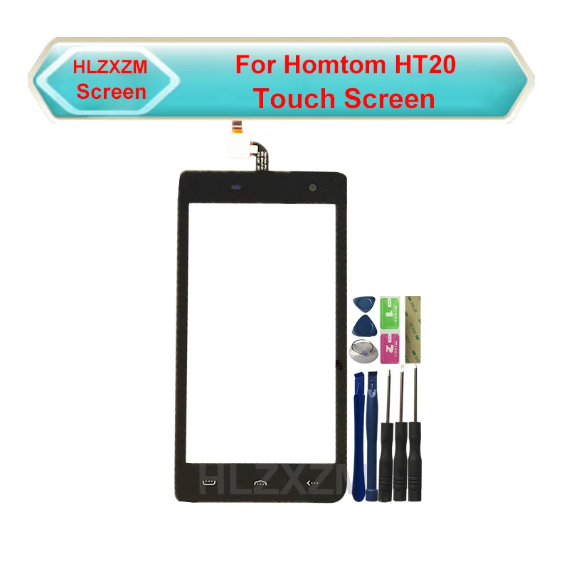 

10 шт. для Homtom HT20 сенсорный экран без ЖК-дисплея дигитайзер Датчик Замена с инструментами