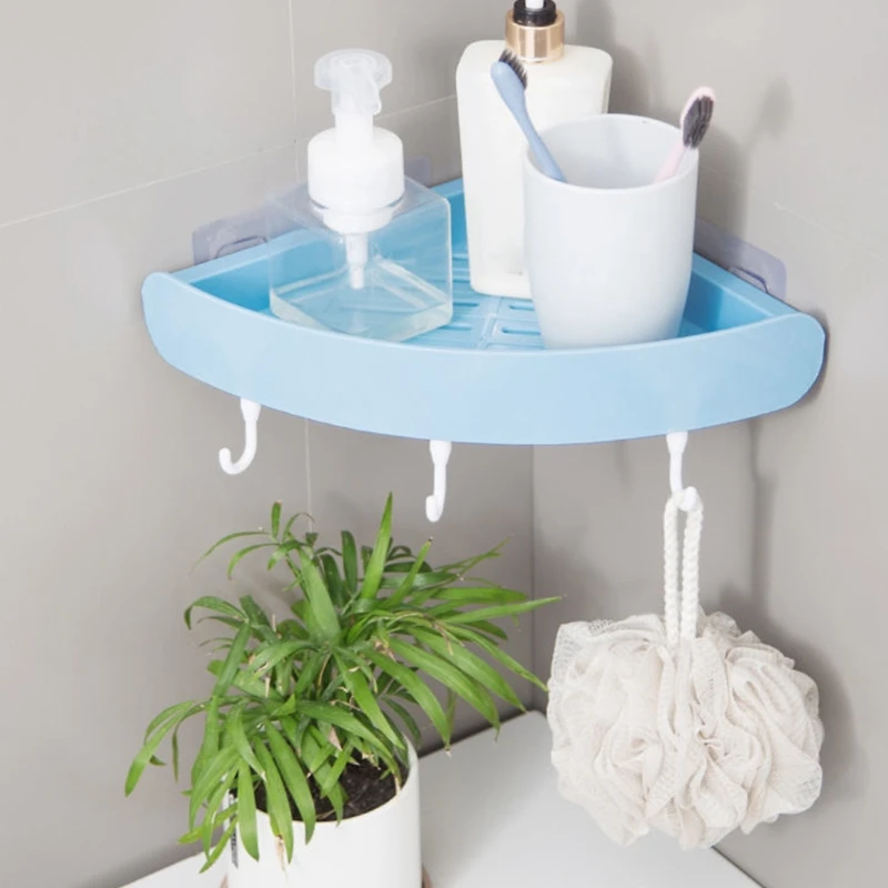 Треугольная полка для слива кухонной раковины держатель губки с наклейкой