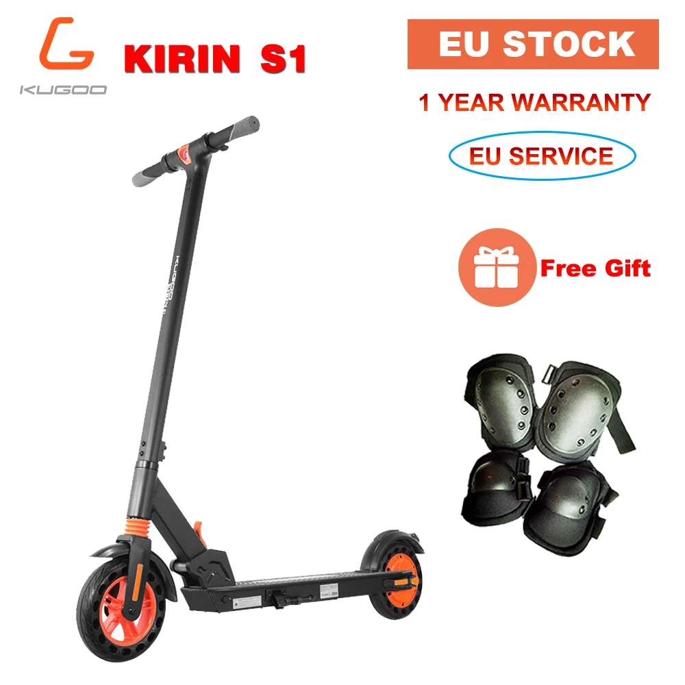Складной электрический скутер для взрослых KUGOO KIRIN S1 350 Вт приложение управления 8
