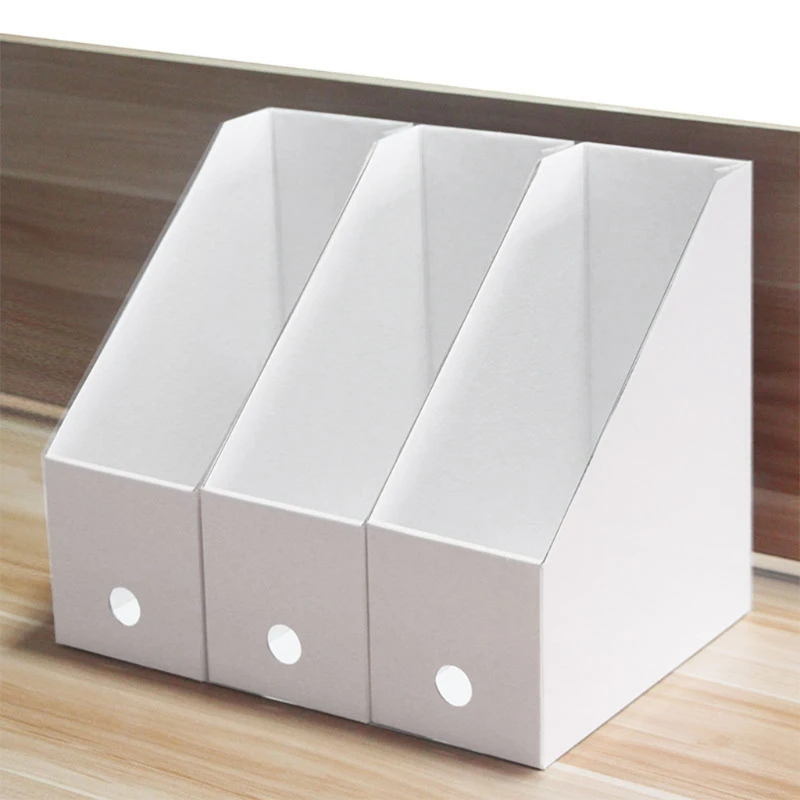 

Multifunctional Magazine File Holder Corrugated Cardboard Desk File Storage Box