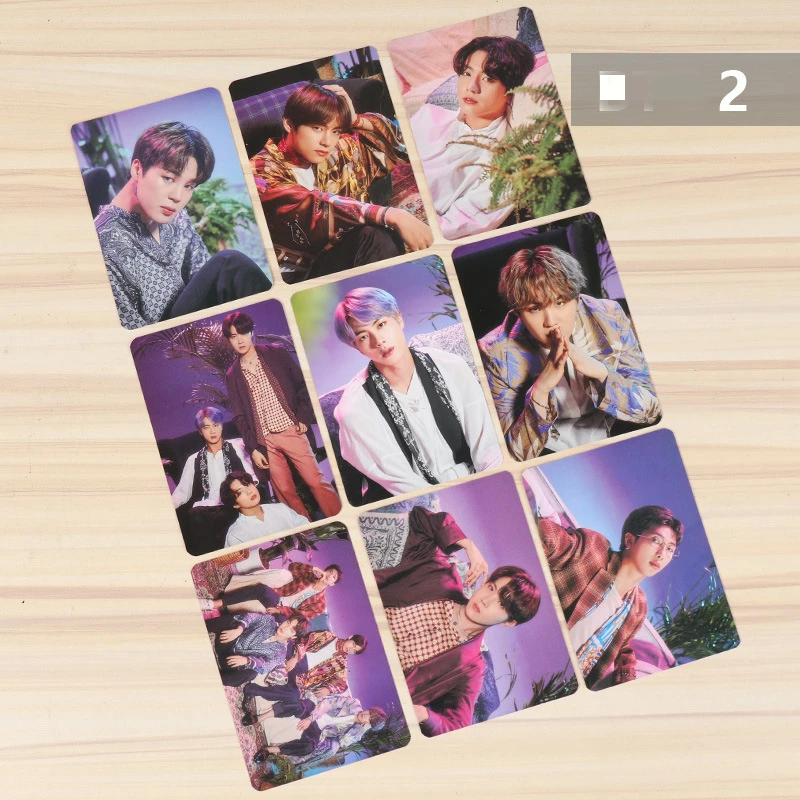 2 8 шт./компл. Kpop Bangtan boys Фотокарта Япония официальный Fanmeeting VOL.5 Волшебная лавка Розовый фотоальбом карты элегантная упаковка kpop - Цвет: 2