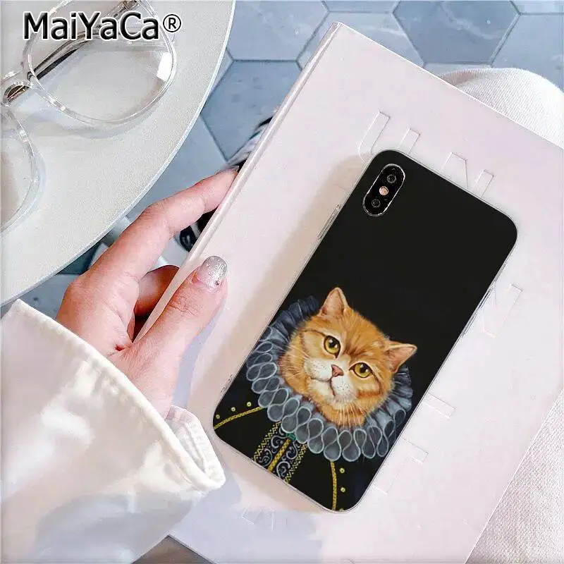 A9 MaiYaCa Italia русский MonaLisa арт любовь к своему Толстому коту собаке чехол для телефона для iPhone 11 pro 8 7 6 6S Plus X XS MAX 5 5S SE XR - Цвет: A9