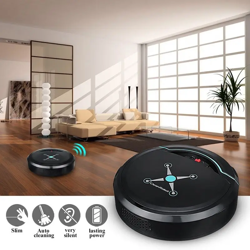 Household Charges Fully Intelligent Automatic Suction Sweeping machine Vacuum Cleaner Ma |