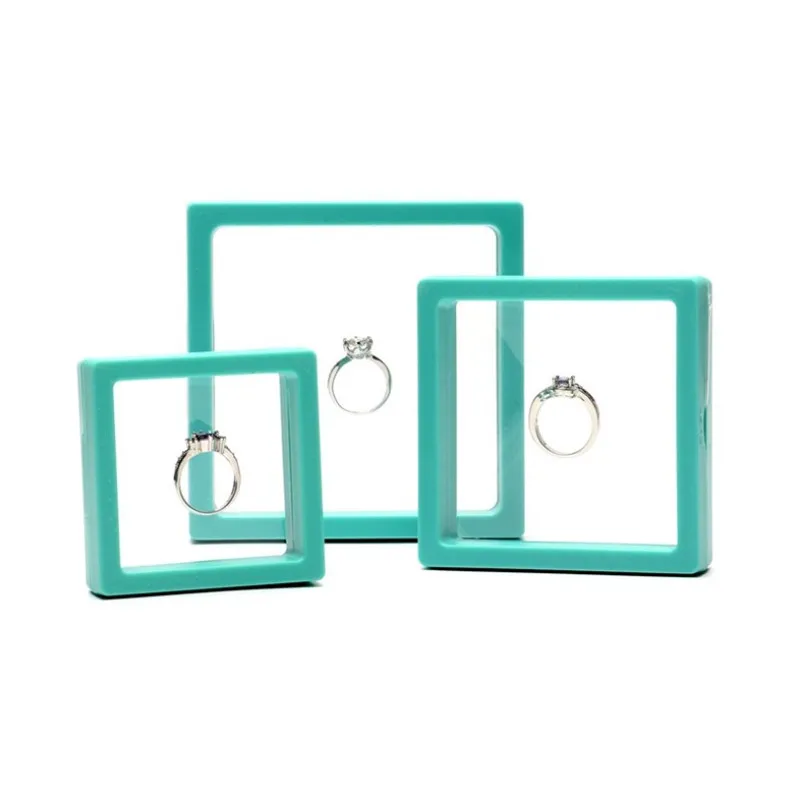 

5PCS 3D Floating Display Case Stands Holder Suspension Storage For Pendant Necklace Bracelet Ring Coin Jewelry Pin Picture Frame