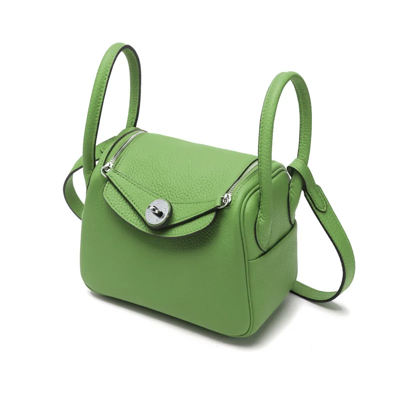 

100% Genuine Leather Women Shoulder Bags Luxury Handbags Women Bags Designer Small Crossbody Bags High Quality Tote Bolsa Silver