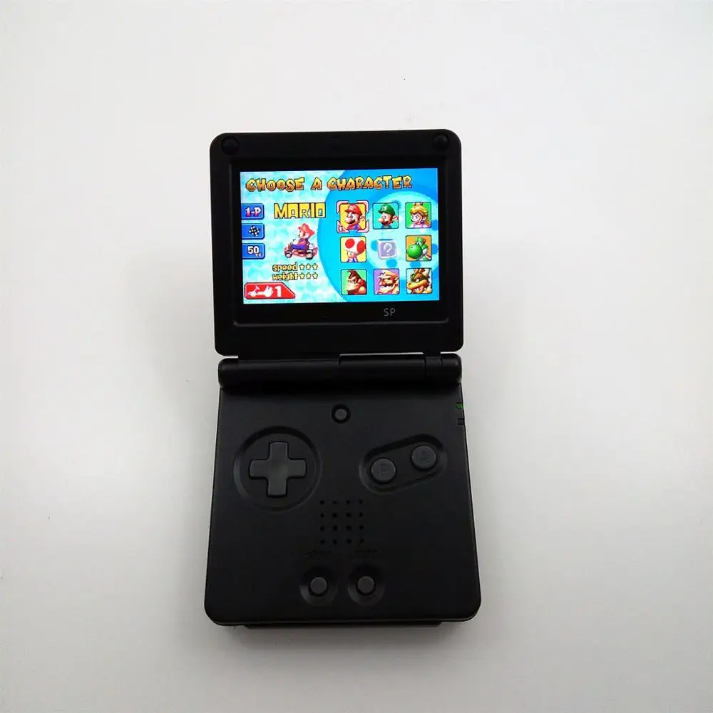 Восстановленный ЖК-дисплей IPS для игровой консоли Game Boy SP GBA с подсветкой iPS