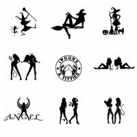 car stickers witch sticker girls stickers auto products vinyl decals decorate stickers auto products car door window decoration
