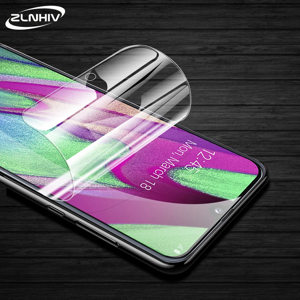 ZLNHIV не стекло для samsung galaxy A10 A20 A30 A40 A50 A70 A20E Гидрогелевая пленка A60 A80 A90 полное