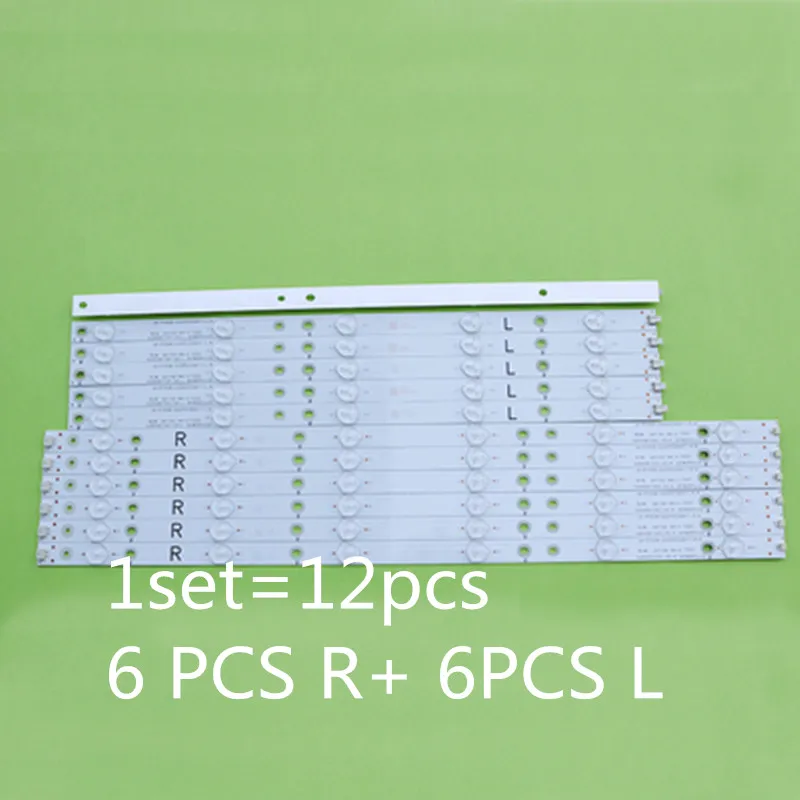 12 шт./компл. Новый Светодиодные ленты для АОС ТВ LD50V02S T5002S LE50D1452 50PFF3655/T3 GJD500611002-X2-L-R