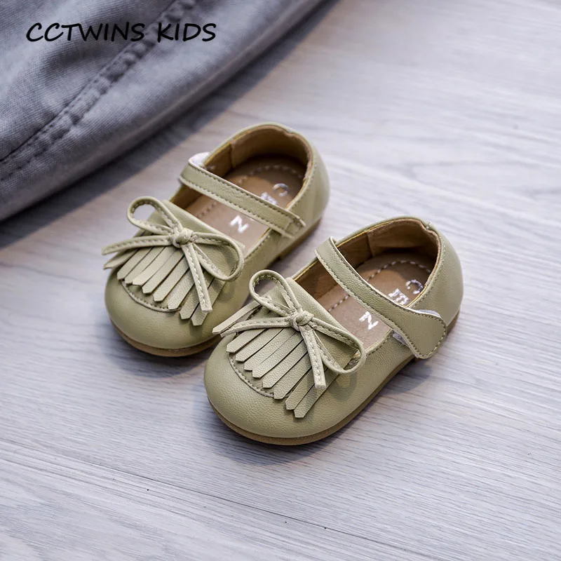 

CCTWINS Kids Shoes 2020 Autumn Children Fashion Tassel Shoes Baby Girls Brand Mary Jane Toddlers Butterfly Shoes LM2115