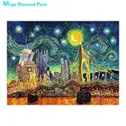 Абстрактный Звездный скрученный мост Алмазная картина Круглая Полная дрель DIY мозаика вышивка 5D Вышивка крестиком масло Алмазная вышивка 