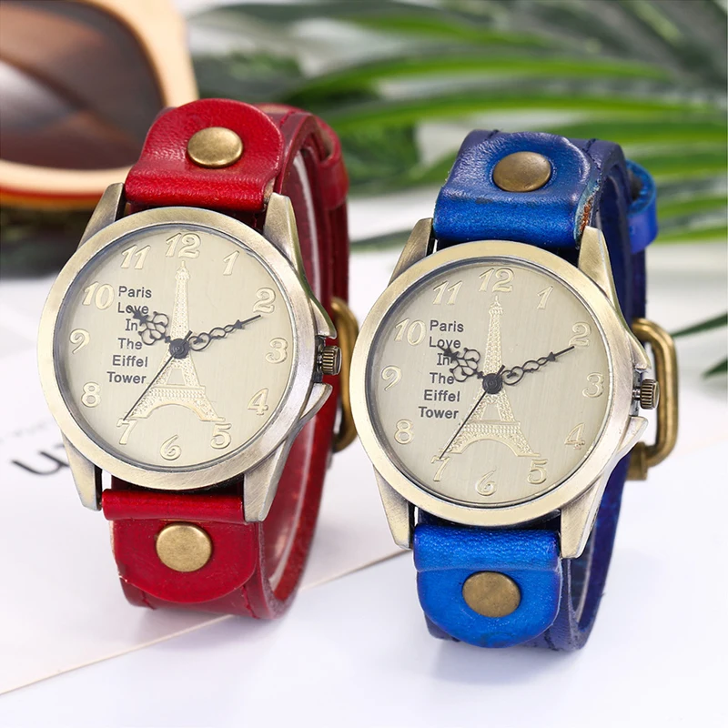 

Jessingshow Casual Fashion Leather Watch Men's Quartz Wristwatches Women Watches 2021 Luxury Vintage Watches Large Dial Bracelet