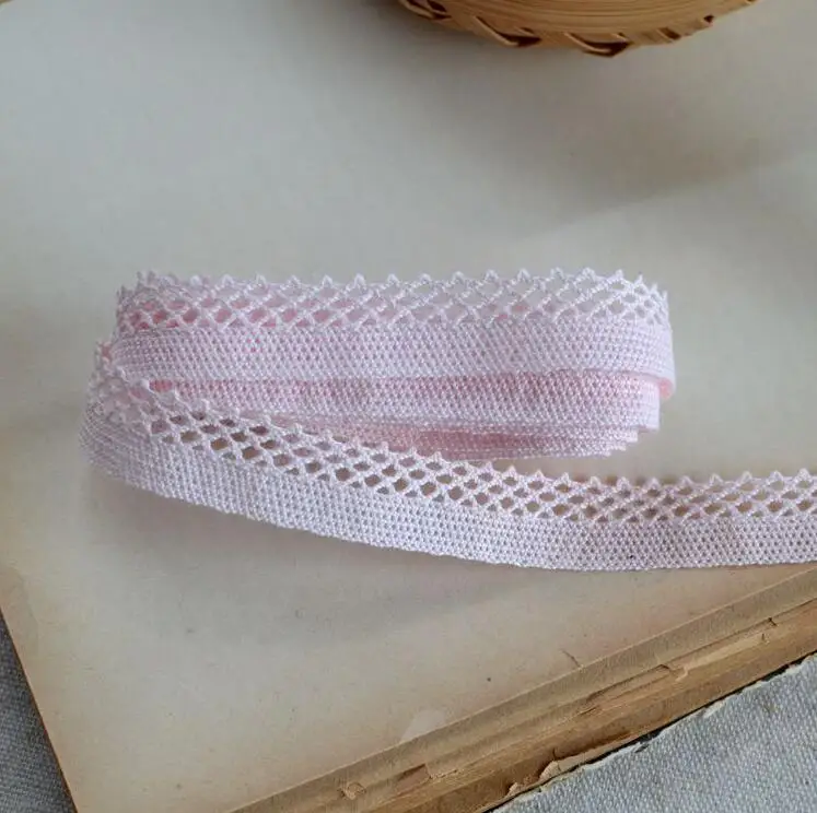 5 метров розовая 100% хлопчатобумажная кружевная ткань отделка лоскутный Материал