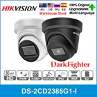 Hikvision оригинальный Европе IP Камера DS-2CD2385G1-I 8MP Сеть CCTV Камера H.265 CCTV POE WDR (широкий динамический диапазон) слот для sd-карты