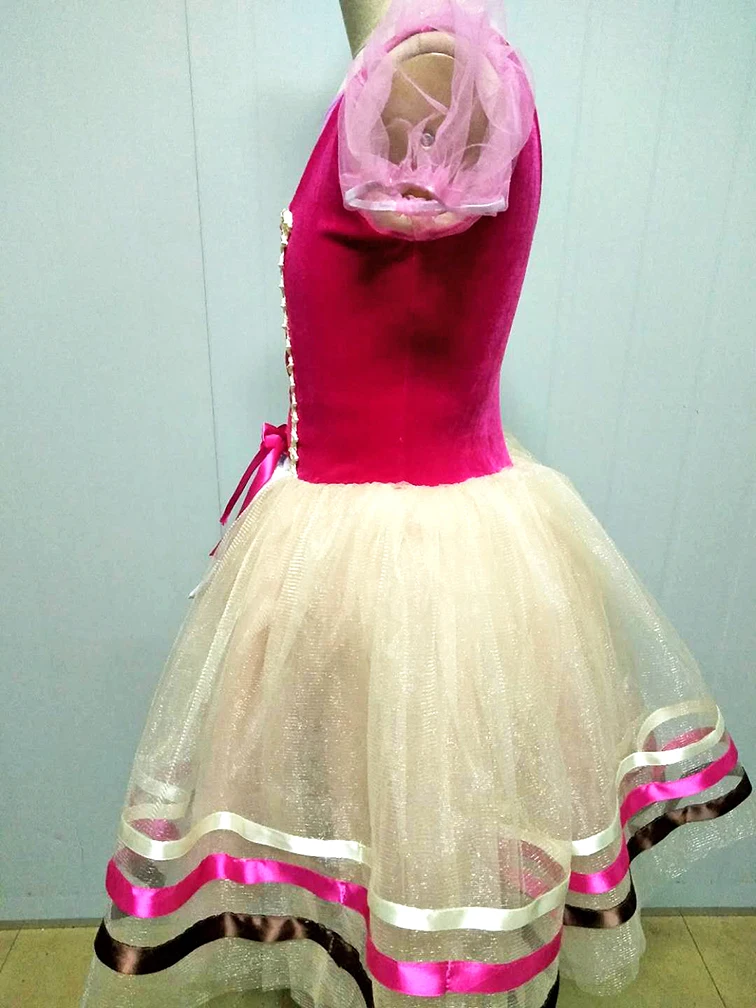 Новая балетная танцевальная юбка-пачка платье с фатиновой юбкой Gisele одежда для