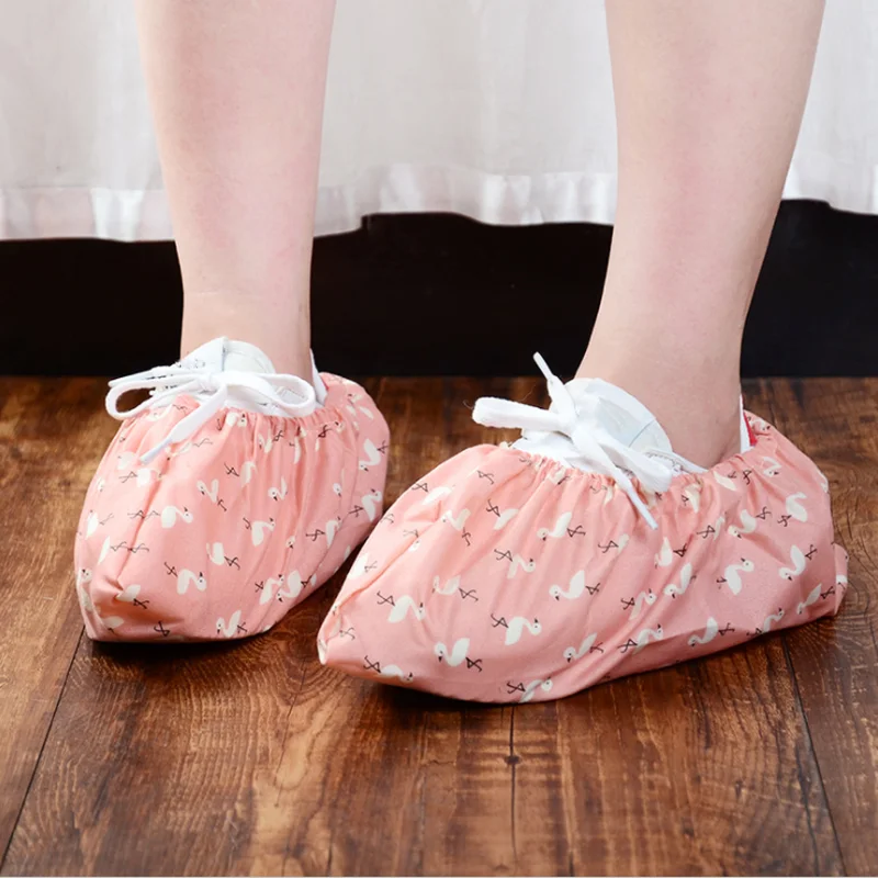 1 пара уплотненных многоразовых эластичных чехлов для обуви домашняя