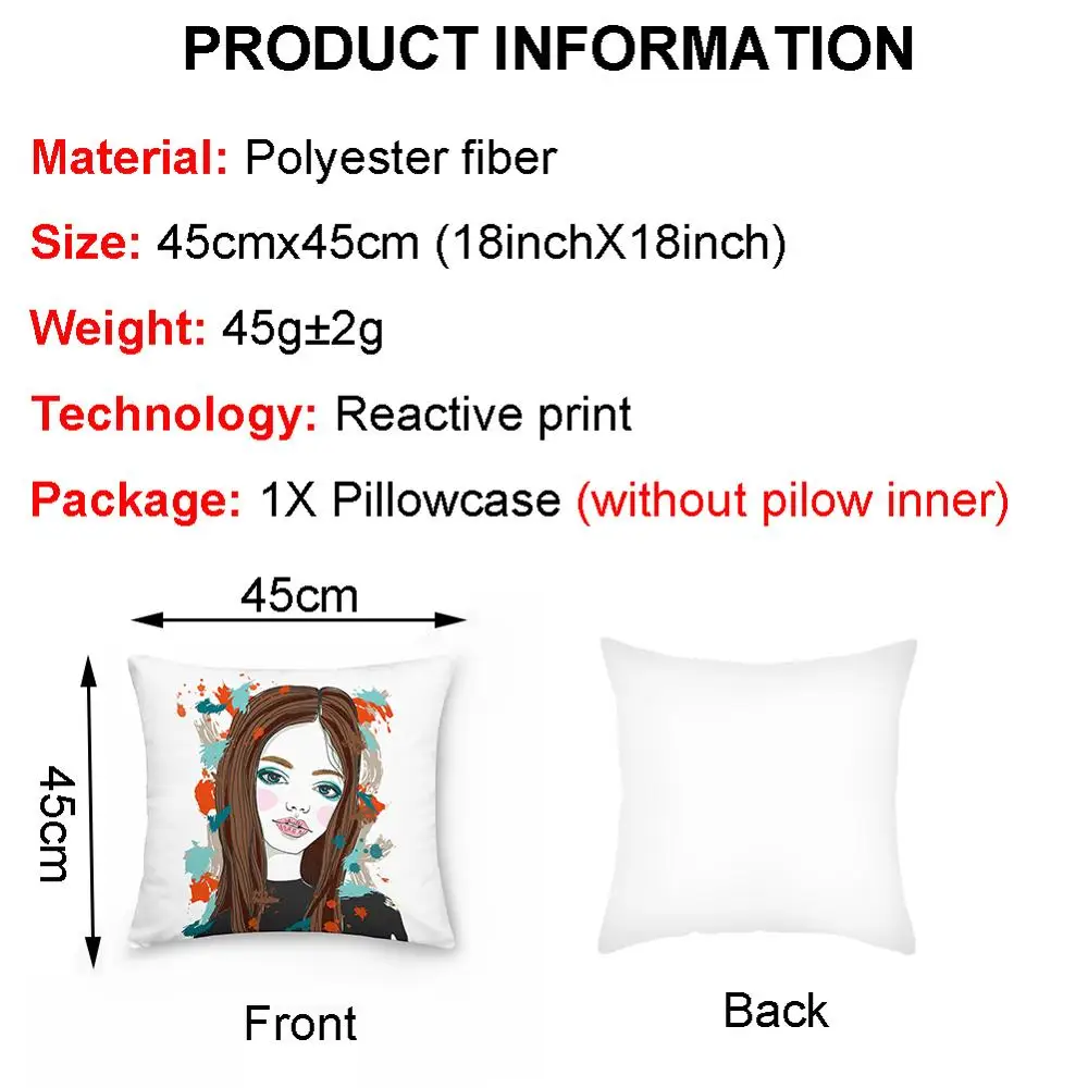 3D Floral Printed Cushion Cover Beautiful Red Roses Pattern Pillowcase Romantic Valentine's Day Bed Pillow Home Decor | Дом и сад