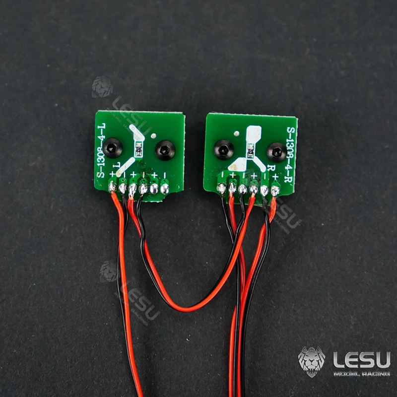 Задний светильник 3В для 1/14 Rc Lesu гидравлический погрузчик с бортовым поворотом Diy