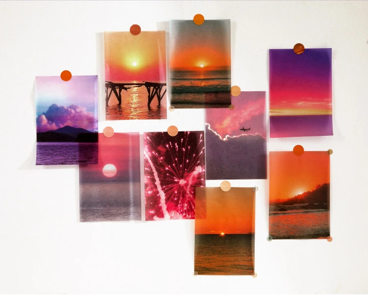 

30Pcs/Pack Kawaii Cute Sea Sunset Sky Material Note Paper Stationery Agenda Planner School Office Supplies Bullet Journal n1061