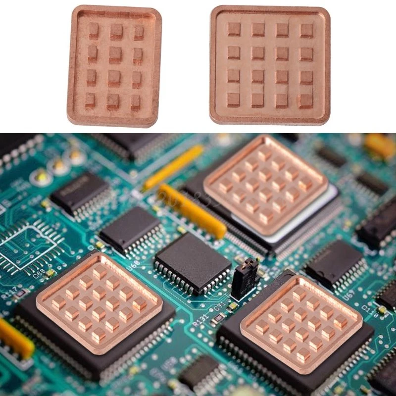 5 шт. медный радиатор для VGA GPU миниатюрный DDR3 ram Memory IC чипсет |