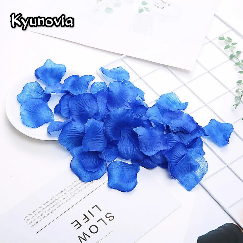 Искусственные лепестки роз конфетти для свадьбы Юбилейный свадебный подарок на