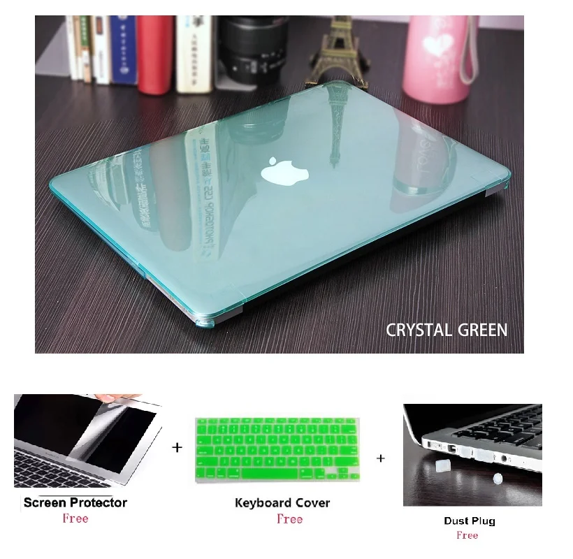 Прозрачный Твердый защитный чехол для Macbook Air Retina Pro сенсорный 11 12 13 15 16 дюймов A2141
