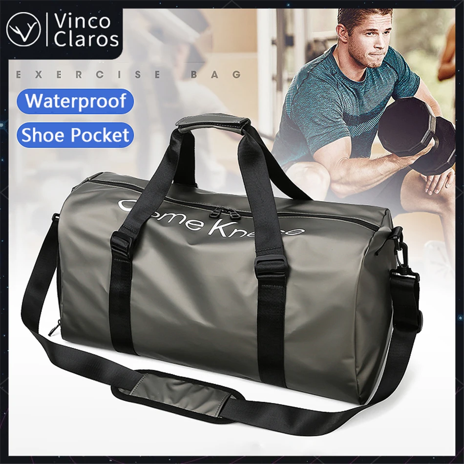 

High Quality Waterproof Oxford Sport Gym Bag Men Weekender Duffle Bag Overnight Luggage Bag Shoe Bags for Travel Unisex New 2020