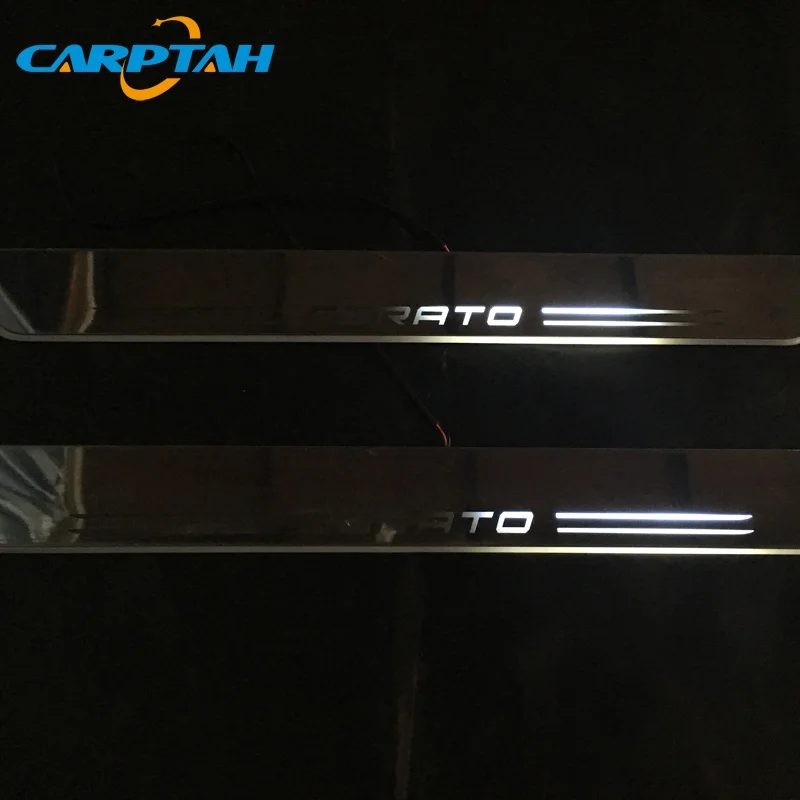 CARPTAH отделкой педаль автомобиля внешние Запчасти светодиодный порога Накладка