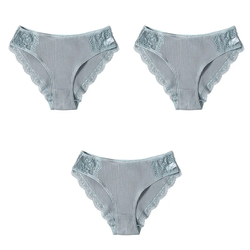 set 15 Cotton 3 шт, хлопковое нижнее белье, женские трусики, набор, удобные трусы, цветочные кружевные трусы для женщин, сексуальные трусики с низкой посадкой, нижнее белье - Цвет: set 15