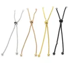 Регулируемая цепочка из нержавеющей стали для изготовления ювелирных изделий, 3 шт.лот
