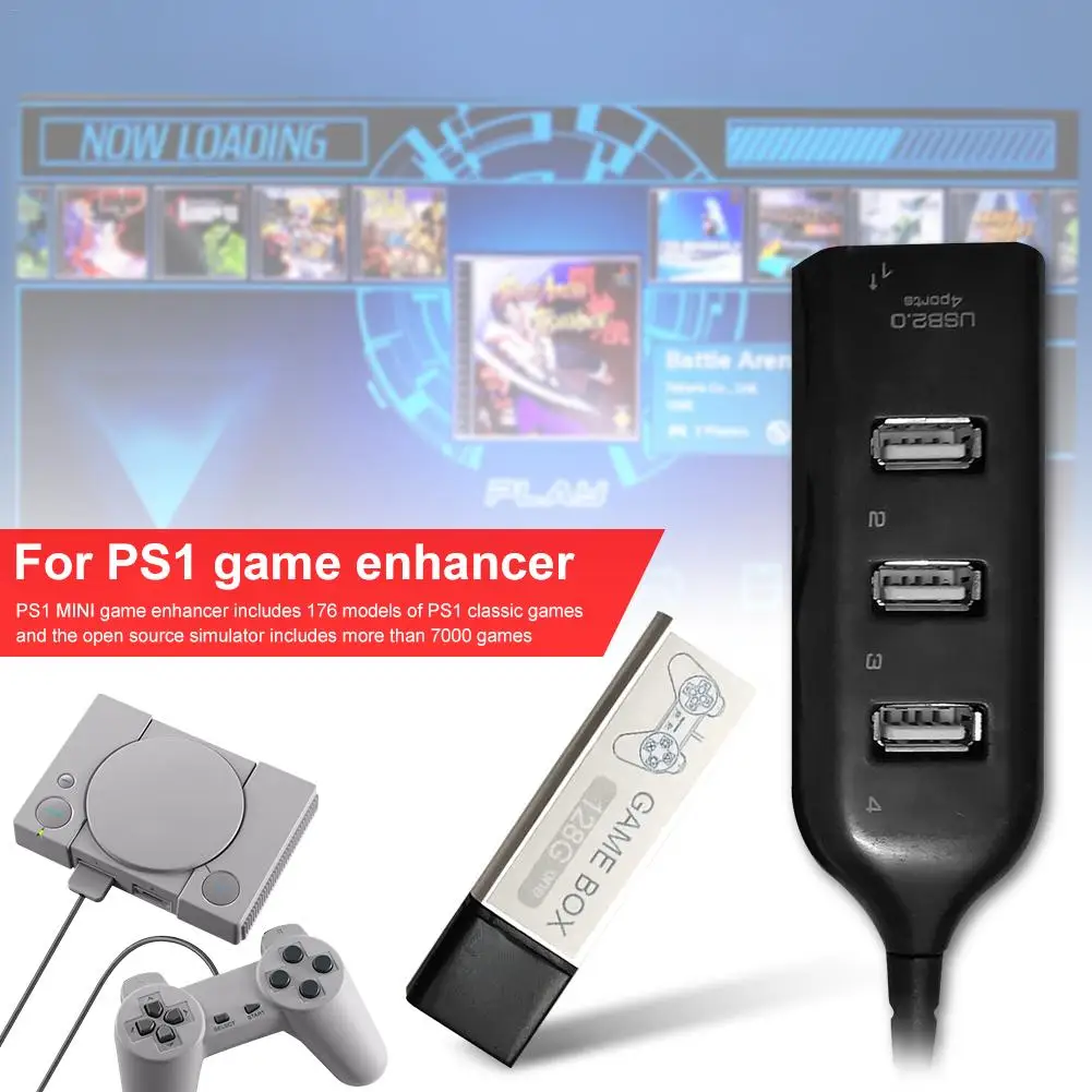 Игровой усилитель Plug Games Crackhead Pack для Playstation аксессуары встроенные 7000 игры True Blue Mini
