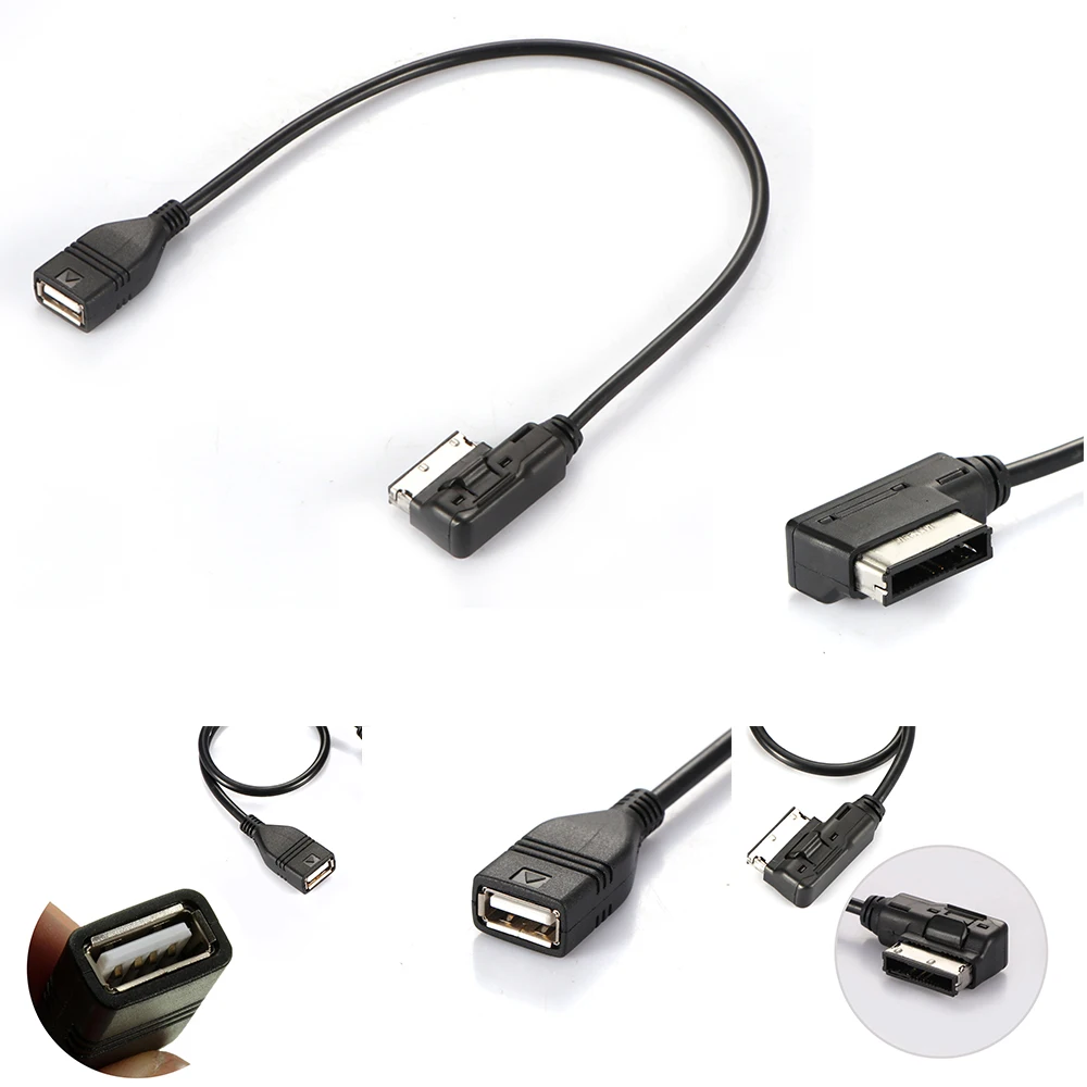 AMI MMI MDI к USB Женский аудио кабели синхронизации данных зарядный адаптер для AUDI A3 A4L