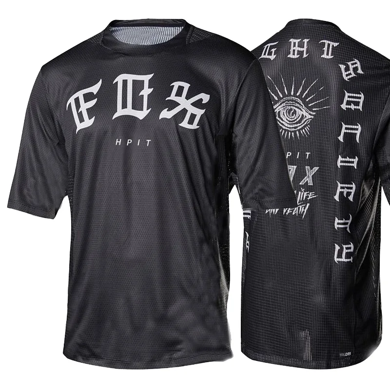 

2020 Hpit Fox Motorcycle Mountain Bike Team Downhill Jersey MTB Offroad MX Bicycle Locomotive Shirt Cross Country Mountain Bike