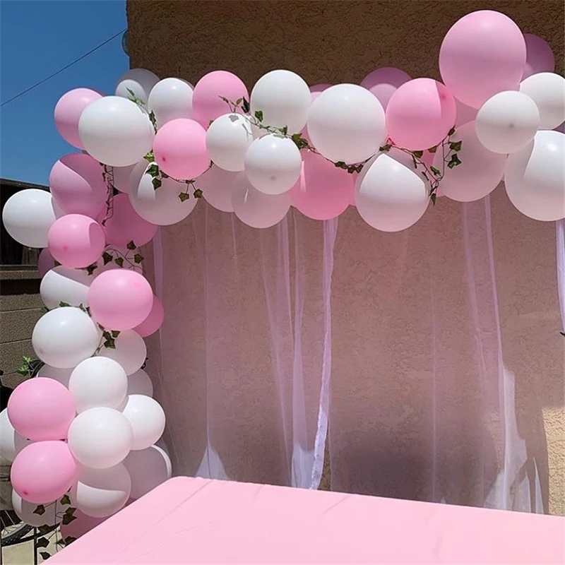 100 шт. белый розовый пастельный шар гирлянда арочный комплект для невесты