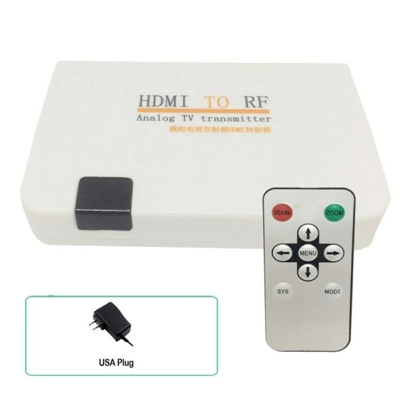 HDMI совместимый с RF коаксиальный модулятор преобразователь сигнала ТВ передатчик