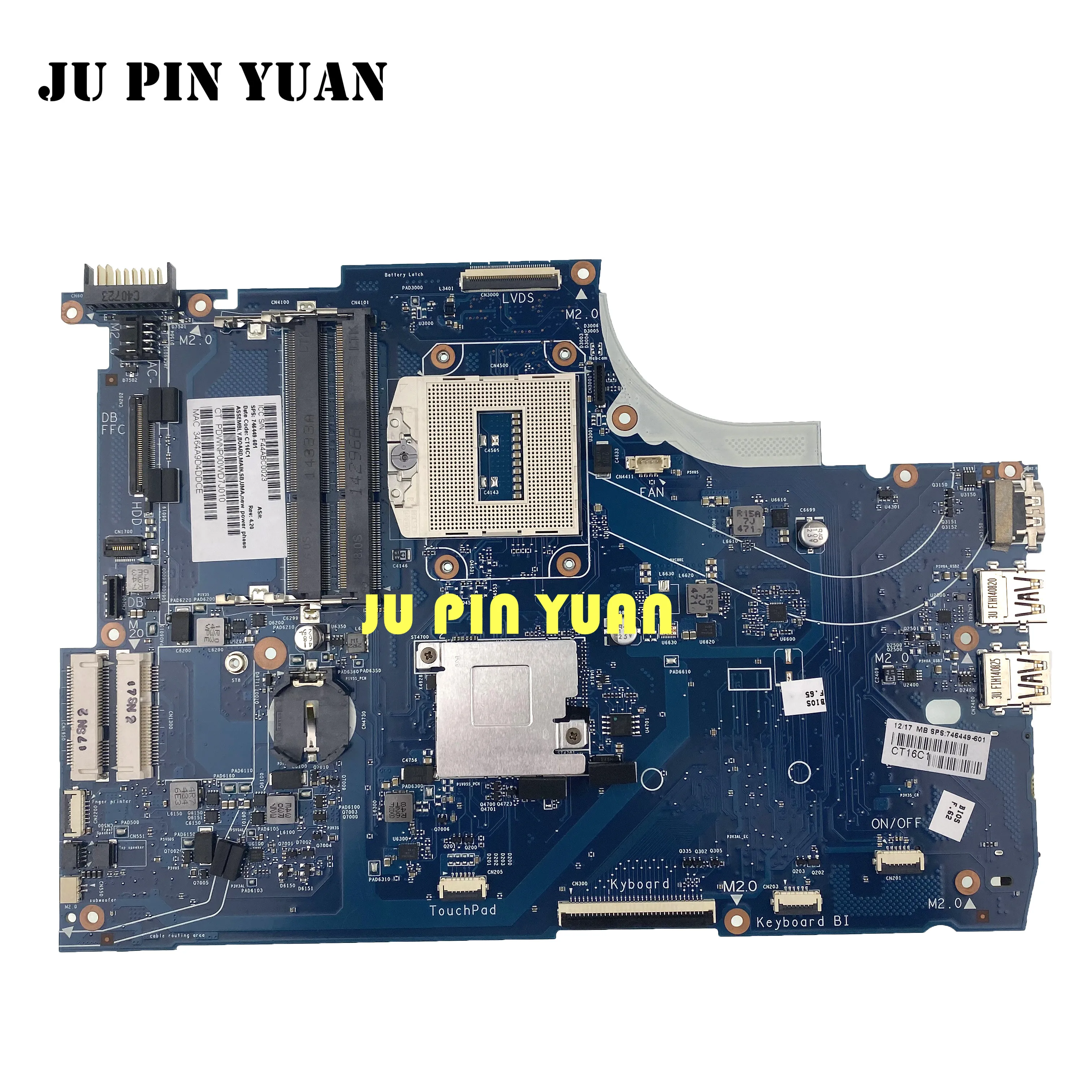 

Материнская плата 746449-001 746449-501 746449-601 для HP ENVY 15-J 15T-J, материнская плата hm77, все функции 100%, полностью протестирована