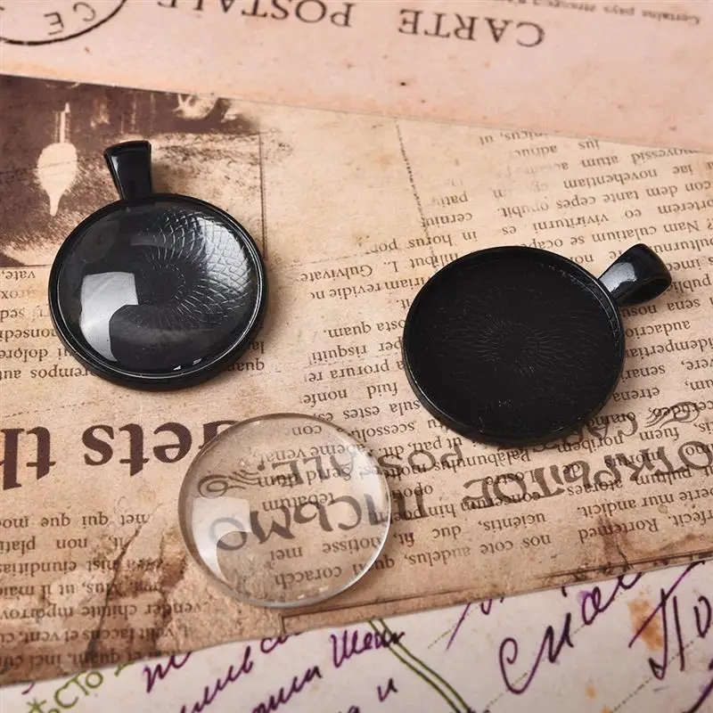 10 шт. круглые рамки для кабошона диаметром 25 мм|Ювелирная фурнитура и компоненты|