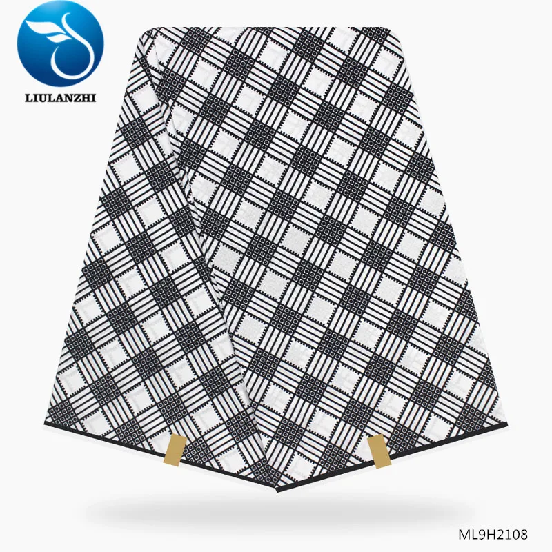 ML9H2108 LIULANZHI африканская голландская Ткань Горячая голландская печать восковой ткани голландский воск батик Ткань 6 ярдов африканская Анкара ткань ML9H1701-ML9H1727 - Цвет: ML9H2108