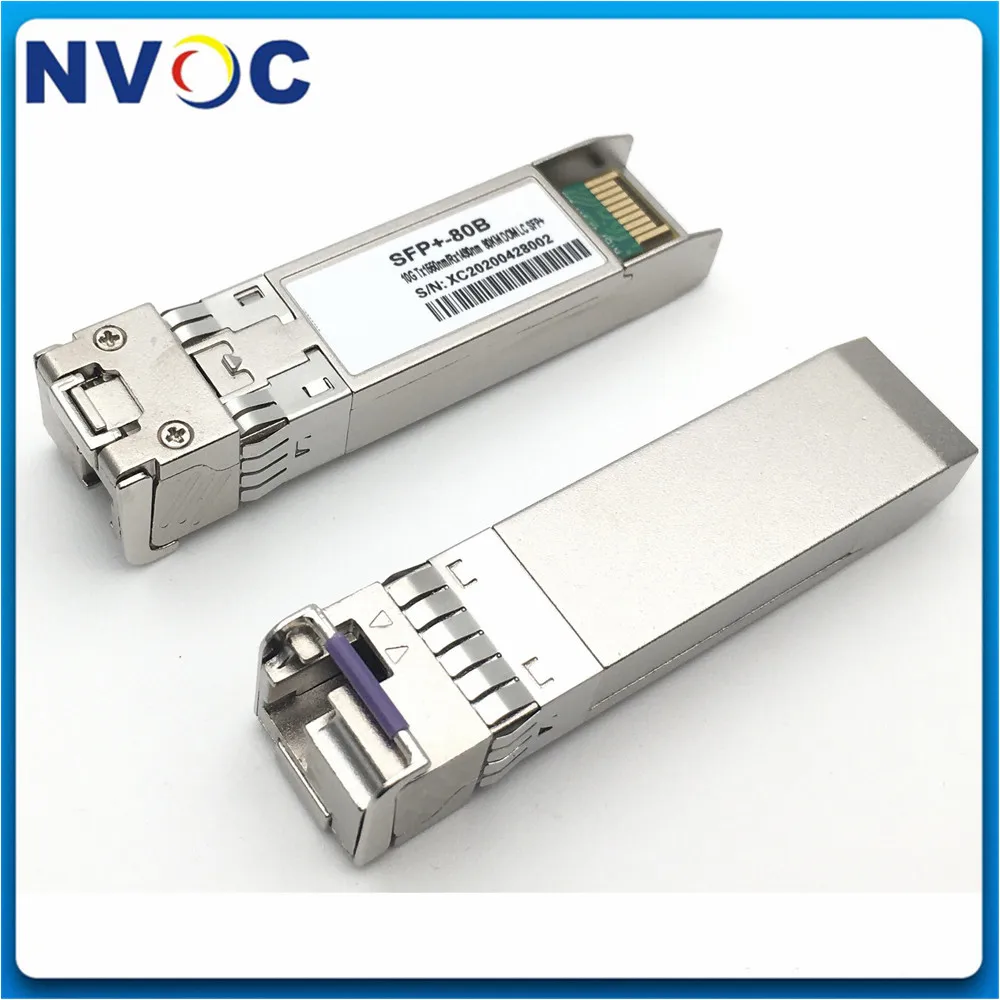 80 км 10G 1490nm/1550nm BIDI SFP DDM LC WDM + 10 Гбит/с одиночный волоконный одномодовый модуль