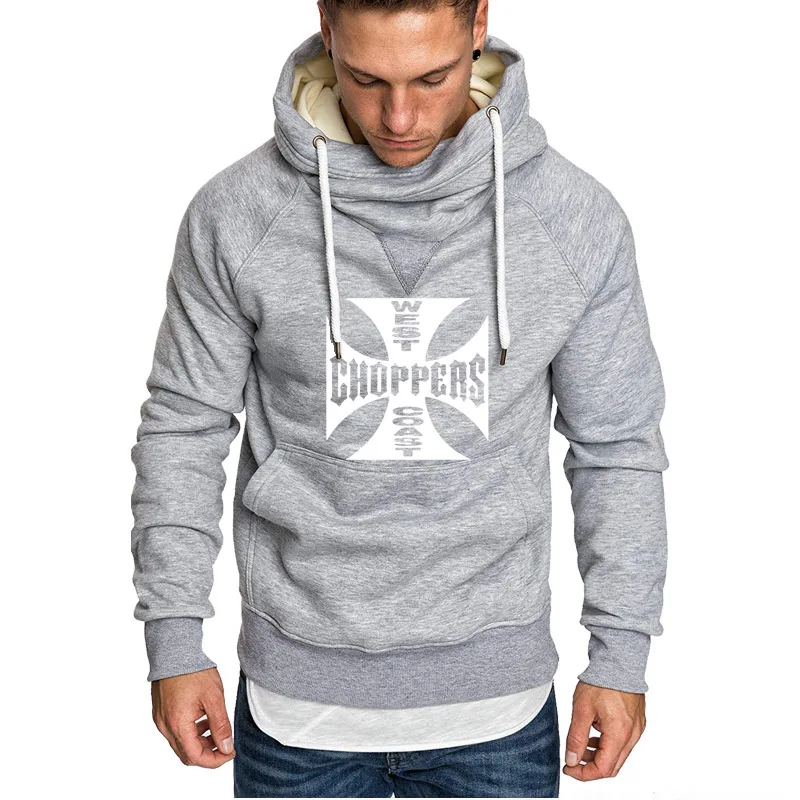 

New Spring Autumn Men's Hoodies West Coast Choppers Streetwear print Fashion casual high quality cotton Men's hoodie Sweatshirt