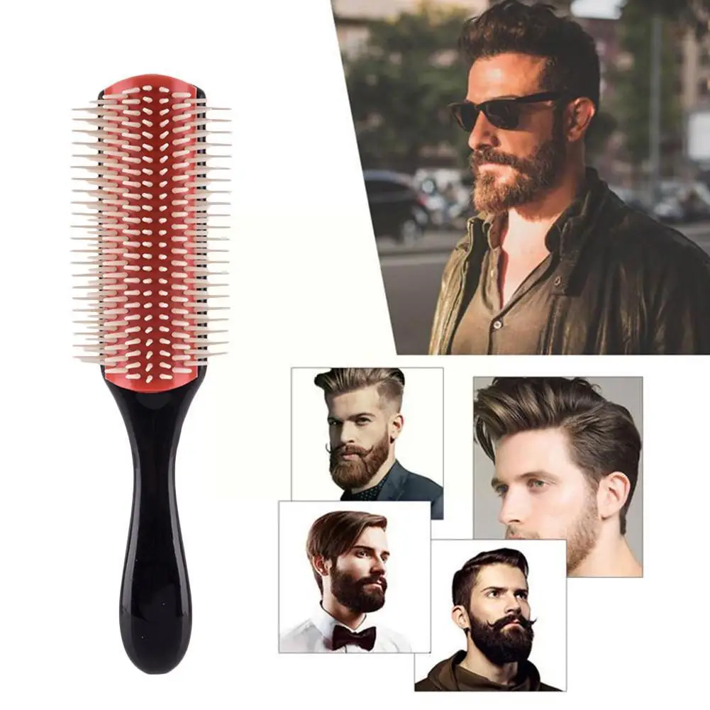 

Soft Hair Styling Brush Wheat Straw Detangle Hairbrush Comb Straight Brush Hair Hairdressing Anti-static Hair Curly Salon N7D2
