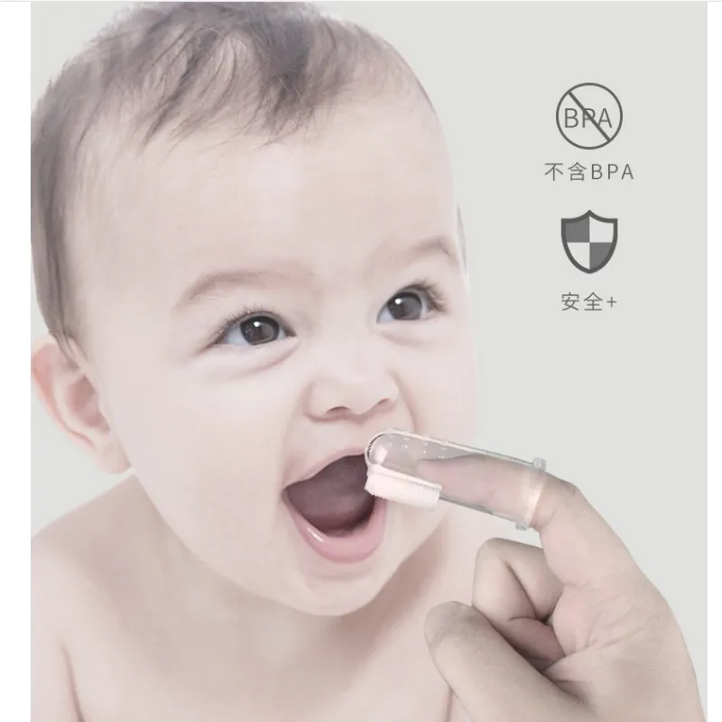 Мягкая зубная щетка на палец для домашних животных 6 шт. маленьких собак и без