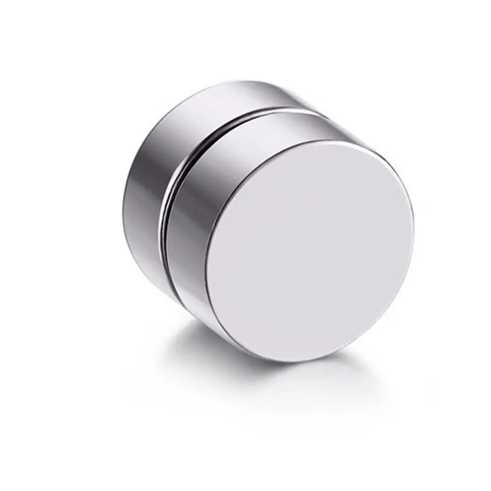 Винтажные Модные мужские магнитные серьги гвоздики для ушей без пирсинга клипсы