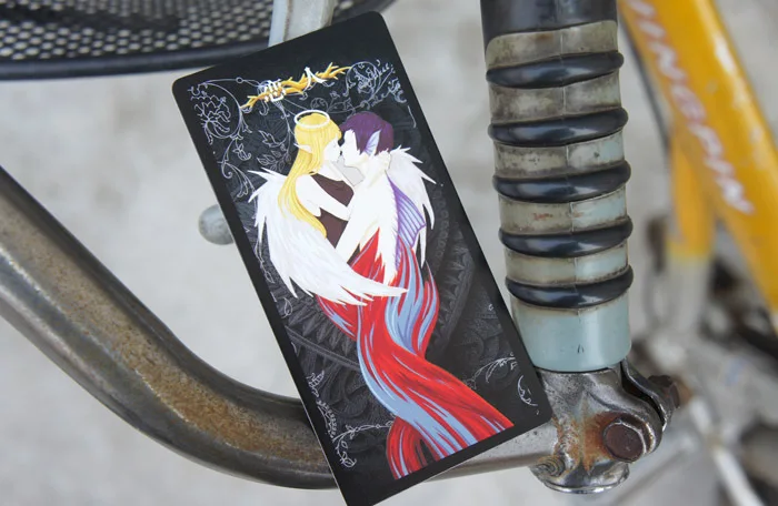 Любовь Таро портативное издание анимационные узоры Гадание Карты гадание покер